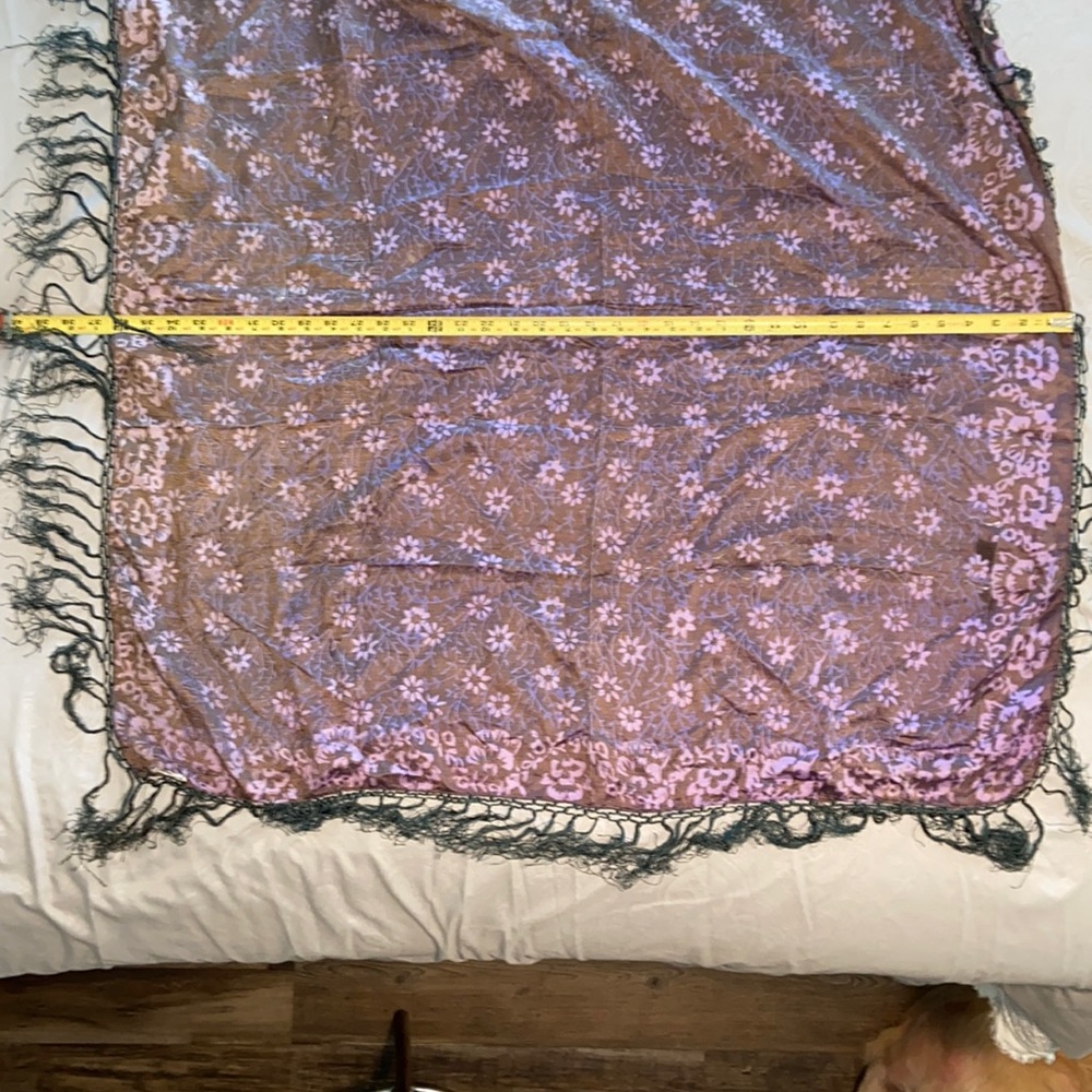 Purple scarf in good shape silk